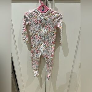 Little earthling Floral Kids One Piece 12-18m